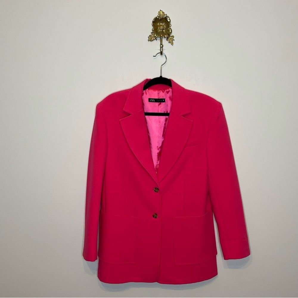 Zara Long 2 Button Blazer XS
